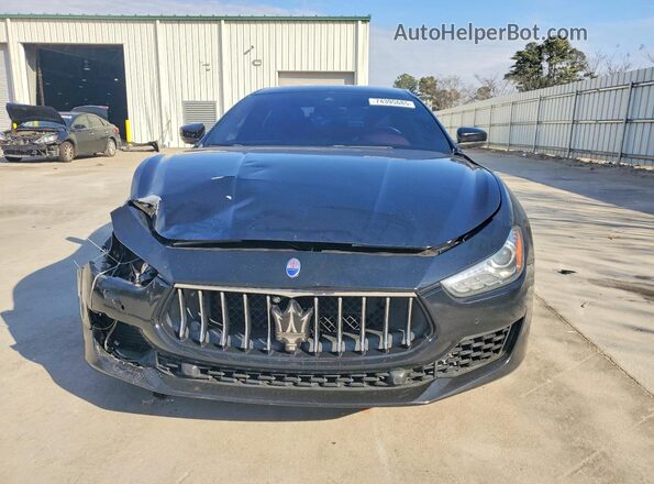 ZAM57XSA7J1275873 2018 MASERATI GHIBLI Black Widok z przodu
