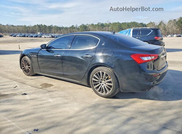 ZAM57XSA7J1275873 2018 MASERATI GHIBLI Black Tył lewy