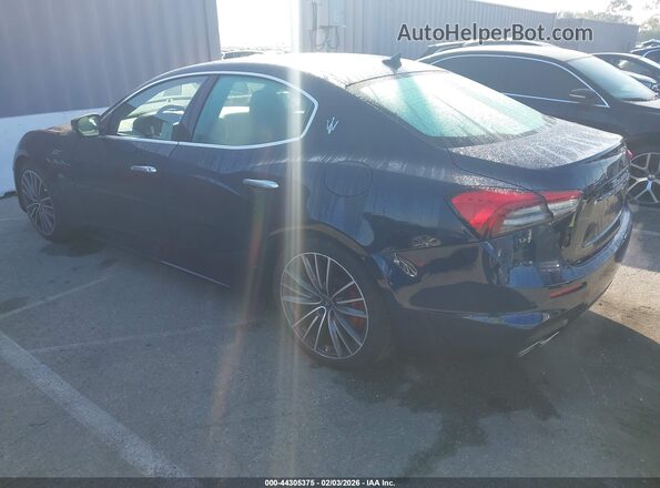 ZAM57XSA8N1388933 2022 MASERATI GHIBLI Blue Trasero izquierdo