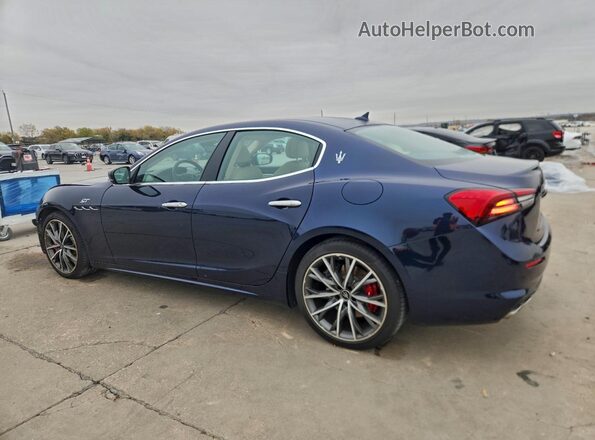 ZAM57XSAXNX399784 2022 MASERATI GHIBLI Blue Հետևի ձախ