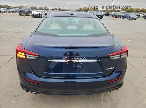ZAM57XSAXNX399784 2022 MASERATI GHIBLI Blue Հետևի տեսք