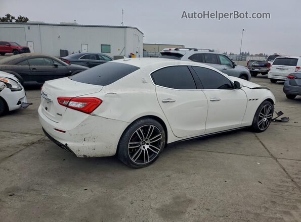 ZAM57YSA5K1325032 2019 MASERATI GHIBLI White Trasero derecho