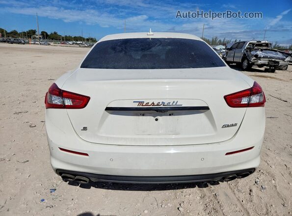 ZAM57YSA7J1277113 2018 MASERATI GHIBLI White Rear view