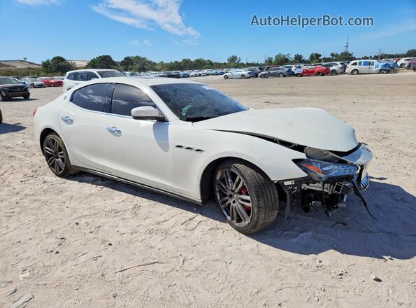 ZAM57YSA7J1277113 2018 MASERATI GHIBLI White Front right