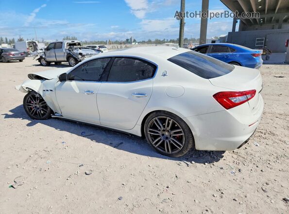 ZAM57YSA7J1277113 2018 MASERATI GHIBLI White Rear left