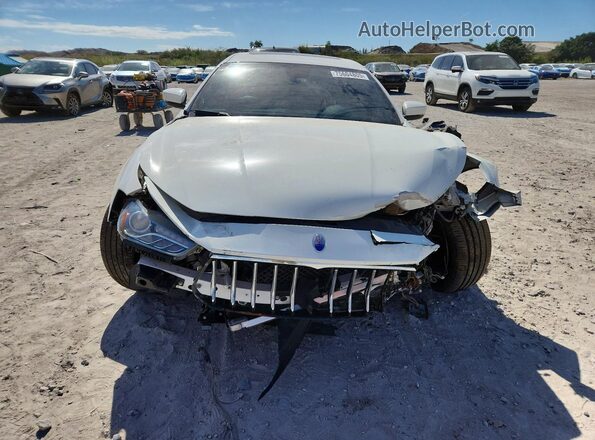 ZAM57YSA7J1277113 2018 MASERATI GHIBLI White Front view