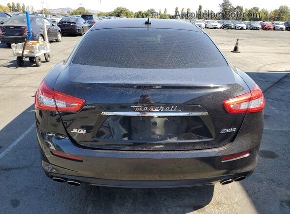 ZAM57YTA8J1278690 2018 MASERATI GHIBLI Black Вид ззаду