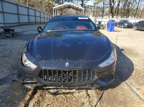 ZAM57YTA8M1362223 2021 MASERATI GHIBLI Черный Вид спереди