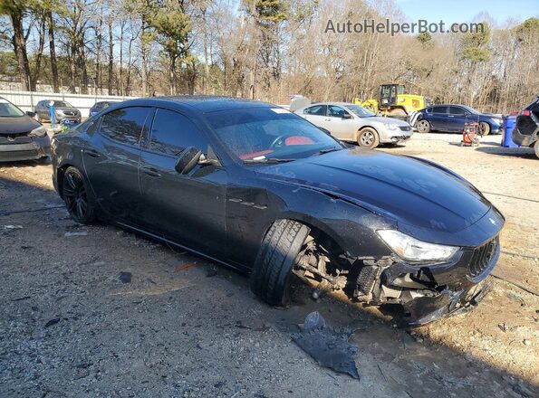 ZAM57YTA8M1362223 2021 MASERATI GHIBLI Черный Передняя правая четверть
