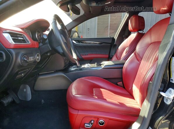 ZAM57YTA8M1362223 2021 MASERATI GHIBLI Черный Вид салона спереди