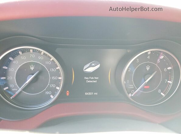 ZAM57YTA8M1362223 2021 MASERATI GHIBLI Черный Вид щитка приборов