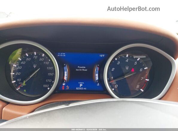 ZAM57YTL7K1317790 2019 MASERATI GHIBLI White Rear seats view