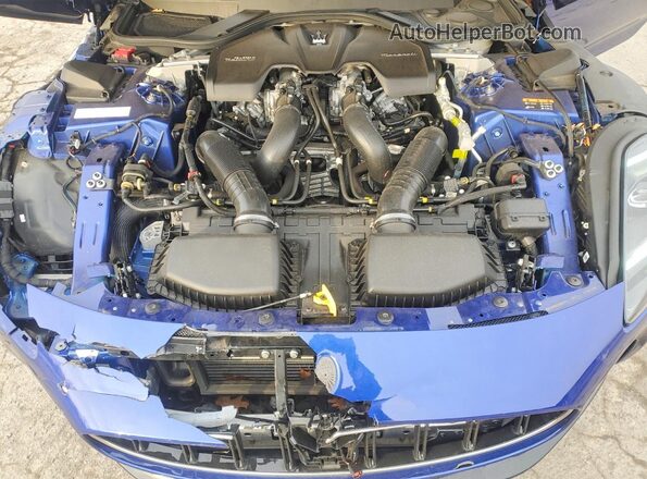 ZAMBMVBB8RX441383 2024 MASERATI GRANTURISM Blue Vista interior trasera