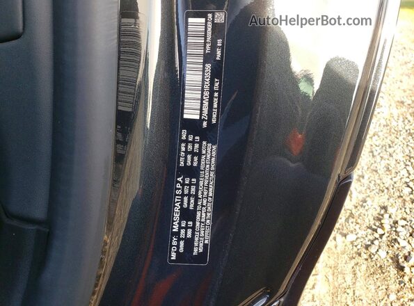 ZAMBMVDB1RX435356 2024 MASERATI GRANTURISM Black Vista del compartimento del motor