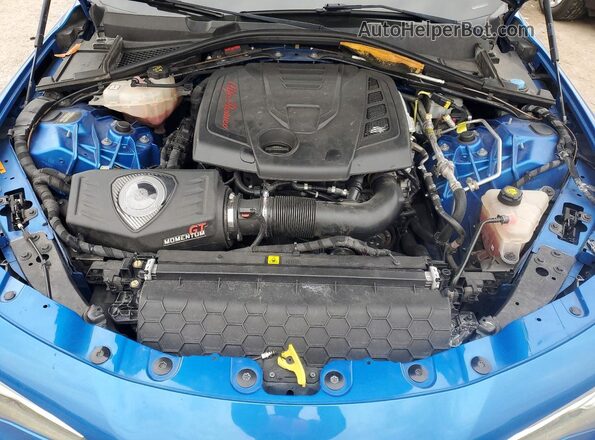 ZARFAECN3J7597137 2018 ALFA ROMEO GIULIA Blue 