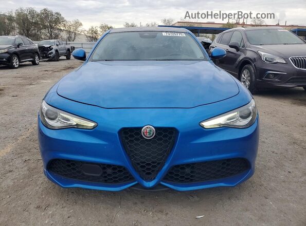 ZARFAECN3J7597137 2018 ALFA ROMEO GIULIA Blue 