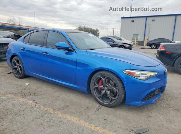 ZARFAECN3J7597137 2018 ALFA ROMEO GIULIA Blue 