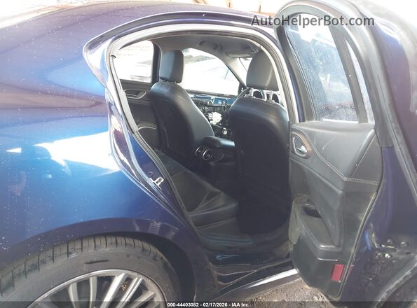 ZARFAECN5H7542084 2017 ALFA ROMEO GIULIA Blue Widok naklejki z numerem VIN