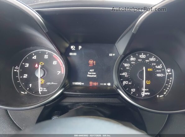 ZARFAECN5H7542084 2017 ALFA ROMEO GIULIA Blue Widok tylnych siedzeń