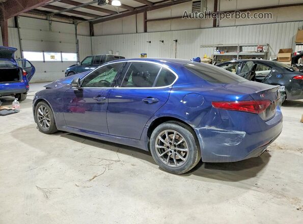 ZARFAEDN2J7565052 2018 ALFA ROMEO GIULIA Blue Rear left
