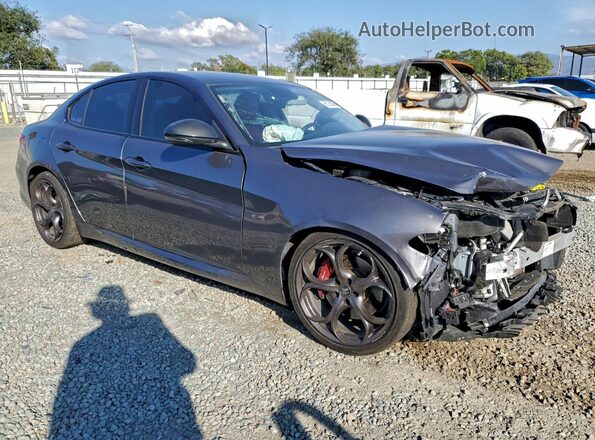 ZARFAMBN1K7606205 2019 ALFA ROMEO GIULIA Charcoal Առջևի աջ