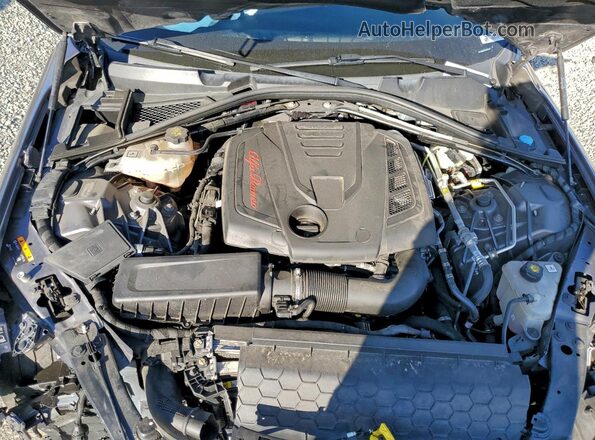 ZARFAMBN1K7606205 2019 ALFA ROMEO GIULIA Charcoal Սալոնի հետևի տեսք