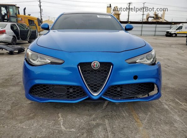 ZARFAMBN2K7608979 2019 ALFA ROMEO GIULIA Blue 