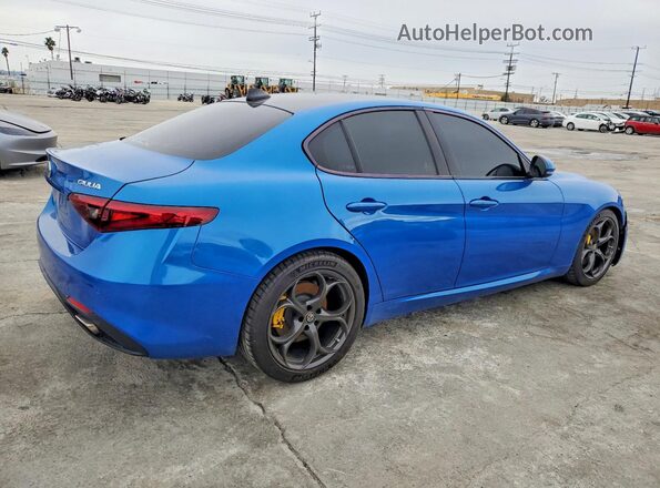 ZARFAMBN2K7608979 2019 ALFA ROMEO GIULIA Blue 
