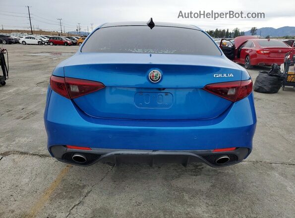 ZARFAMBN2K7608979 2019 ALFA ROMEO GIULIA Blue 