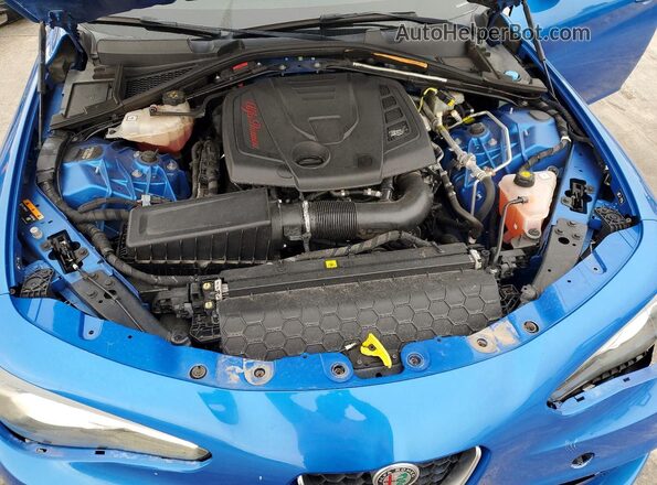 ZARFAMBN2K7608979 2019 ALFA ROMEO GIULIA Blue 
