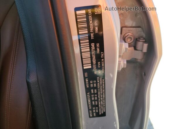 ZARFAMBN4R7679949 2024 ALFA ROMEO GIULIA Gray VIN կոդի պիտակի տեսք