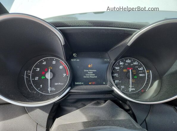 ZARFAMBN8P7671351 2023 ALFA ROMEO GIULIA White ხელსაწყოთა პანელის ხედი