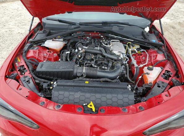 ZARFAMBN9R7684662 2024 ALFA ROMEO GIULIA Red Rear interior view