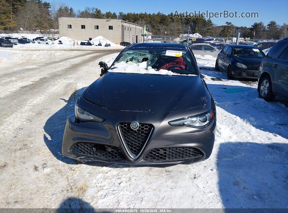 ZARFANAN2M7643631 2021 ALFA ROMEO GIULIA Gray წინა პანელის ხედი