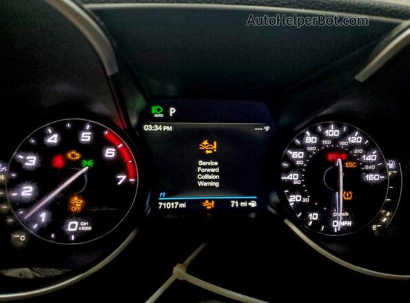 ZARFANBN0L7633256 2020 ALFA ROMEO GIULIA White ხელსაწყოთა პანელის ხედი