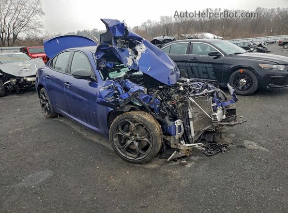 ZARFANBN2L7630536 2020 ALFA ROMEO GIULIA Blue Przód prawy