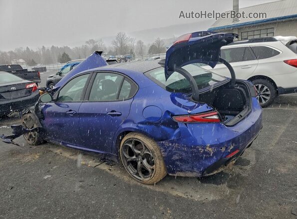 ZARFANBN2L7630536 2020 ALFA ROMEO GIULIA Blue Tył lewy