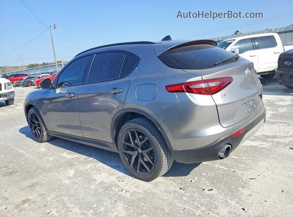 ZASFAKNN8J7B64541 2018 ALFA ROMEO STELVIO Gray უკანა მარცხენა