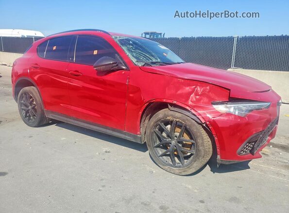 ZASPAJAN3M7C98236 2021 ALFA ROMEO STELVIO Red Передня права чверть