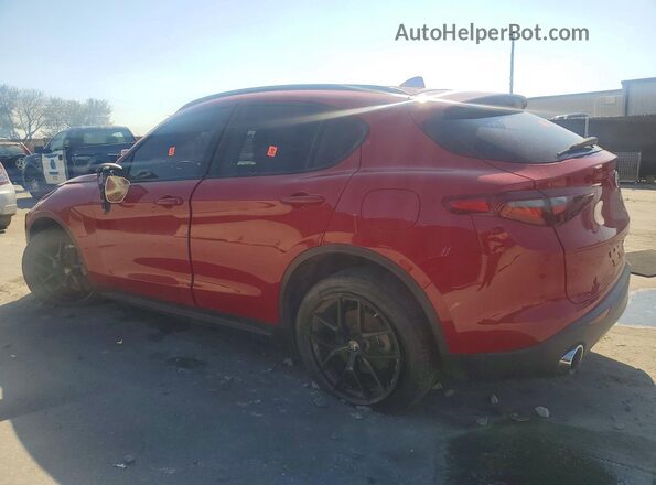 ZASPAJAN3M7C98236 2021 ALFA ROMEO STELVIO Red Задня ліва чверть