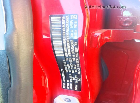 ZASPAJAN3M7C98236 2021 ALFA ROMEO STELVIO Red Вид наклейки з VIN-кодом