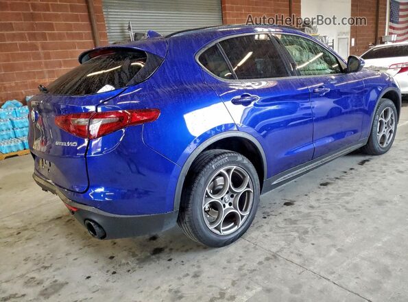 ZASPAJAN6N7D39184 2022 ALFA ROMEO STELVIO Blue Rear right