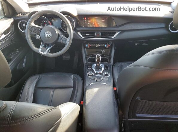 ZASPAJAN8L7C87683 2020 ALFA ROMEO STELVIO White Vista del salpicadero