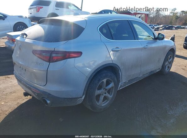 ZASPAKAN2M7D12973 2021 ALFA ROMEO STELVIO Silver Trasero derecho