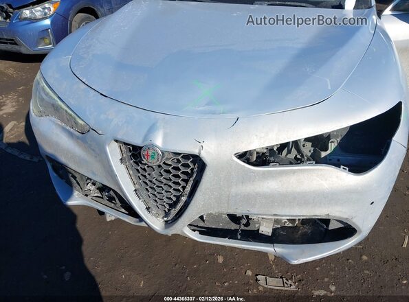 ZASPAKAN2M7D12973 2021 ALFA ROMEO STELVIO Silver Vista frontal