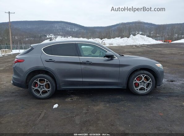 ZASPAKAN3K7C32370 2019 ALFA ROMEO STELVIO Gray Вид задньої частини салону