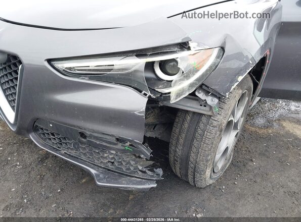 ZASPAKAN3K7C32370 2019 ALFA ROMEO STELVIO Gray Вид спереду