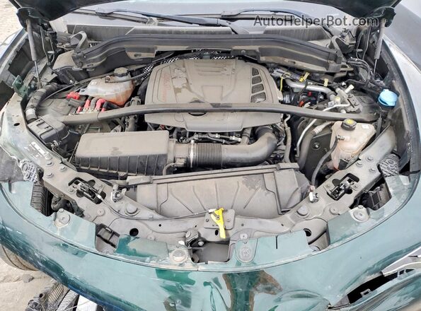 ZASPAKBN1M7D03986 2021 ALFA ROMEO STELVIO Green ძრავის განყოფილების ხედი