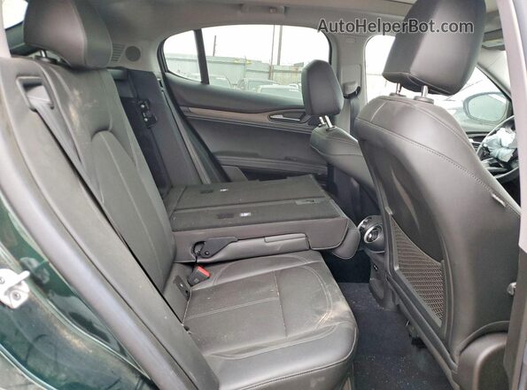ZASPAKBN1M7D03986 2021 ALFA ROMEO STELVIO Green უკანა სალონის ხედი
