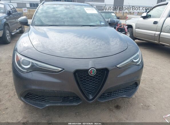 ZASPAKBN1P7D54084 2023 ALFA ROMEO STELVIO Gray Vista interior trasera